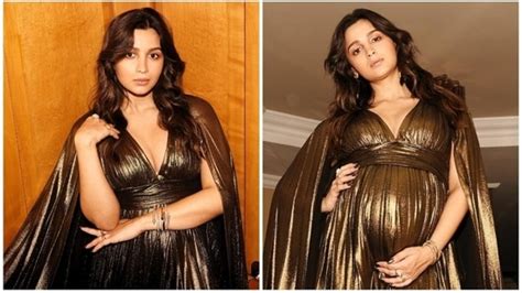 alia bhatt nude photos|Alia Bhatts stunning pics in golden